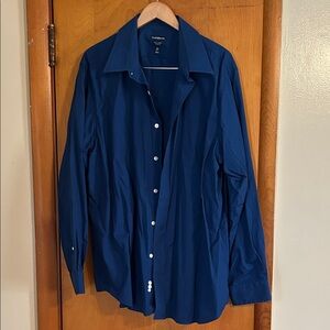 Croft & Barrow Navy Button-Up Shirt